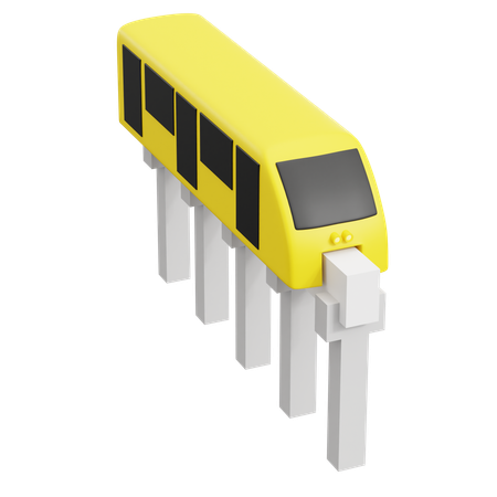 Monorails  3D Icon