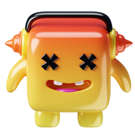 Monster Cube Hiphop  3D Icon