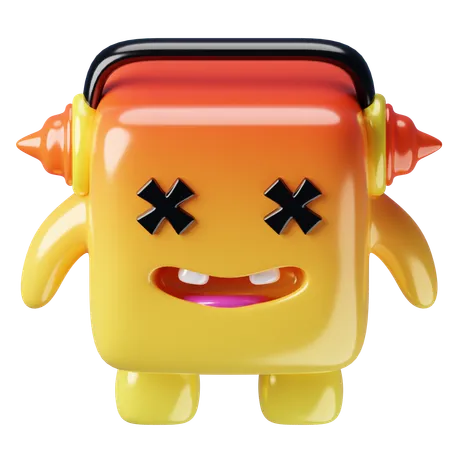 Monster Cube Hiphop  3D Icon