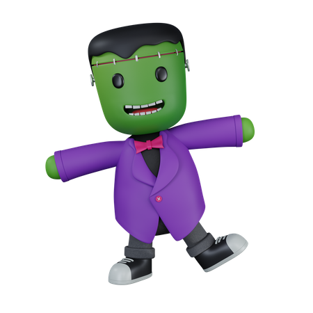 Monster dancing  3D Icon