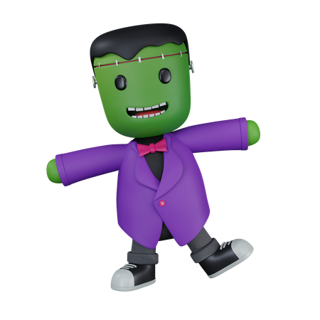 Monster dancing  3D Icon