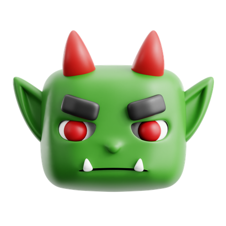 Monster Head  3D Icon