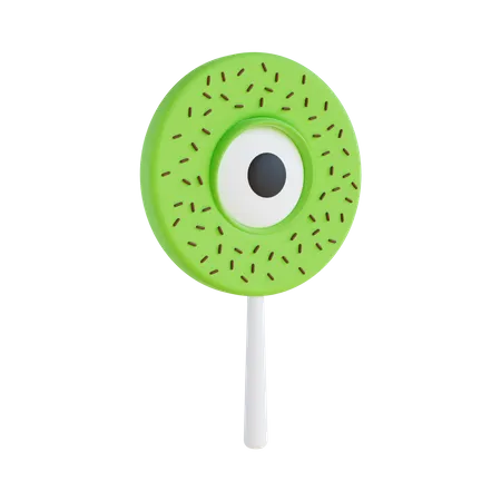 Monster Lollipop  3D Icon