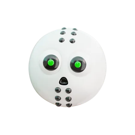 Monster-Schrei-Emoji  3D Icon