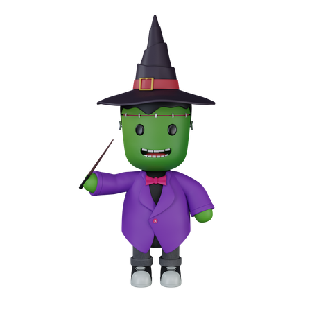 Monster the witch 3D Icon