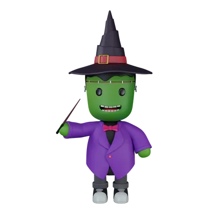 Monster the witch  3D Icon