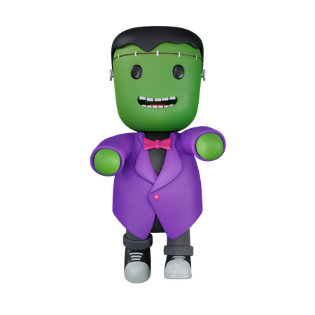 Monster walk  3D Icon