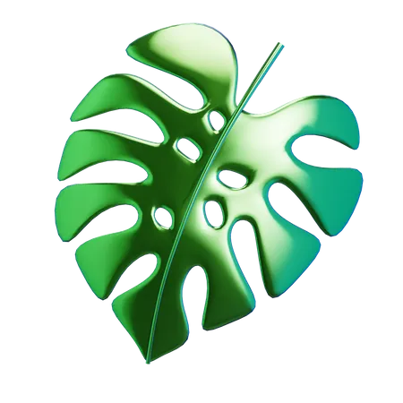 Monstera-Blatt  3D Icon