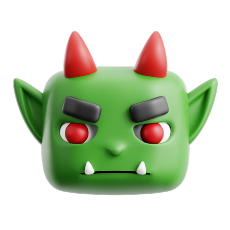 Monsterkopf  3D Icon