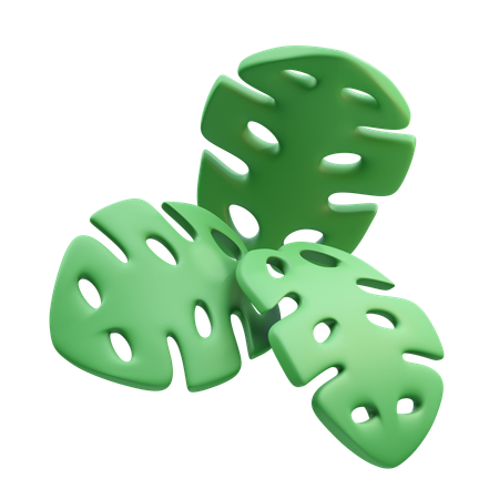 Monsterra  3D Icon