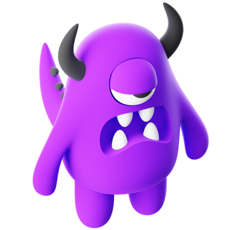 Monstre d'Halloween  3D Icon