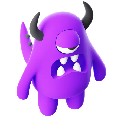 Monstre d'Halloween  3D Icon