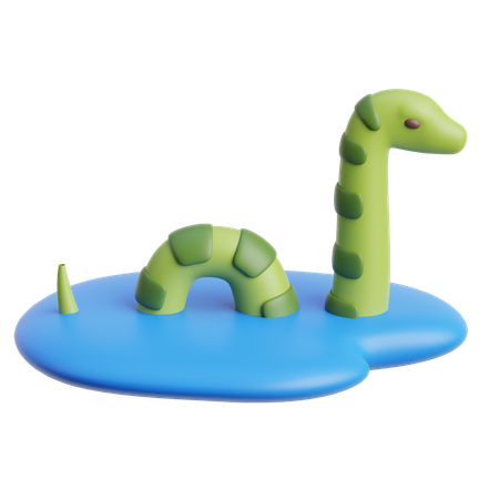 Monstre du Loch Ness  3D Icon