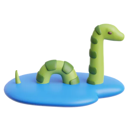 Monstre du Loch Ness  3D Icon