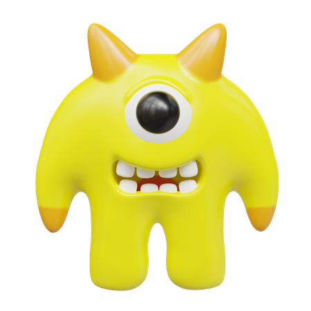 Monstre mignon  3D Icon