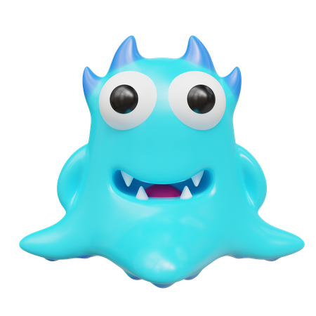 Monstre mignon  3D Icon