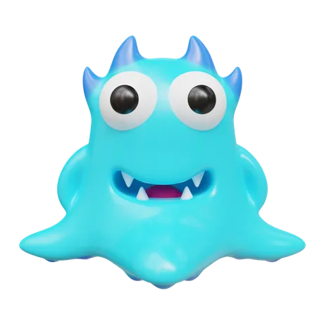 Monstre mignon  3D Icon