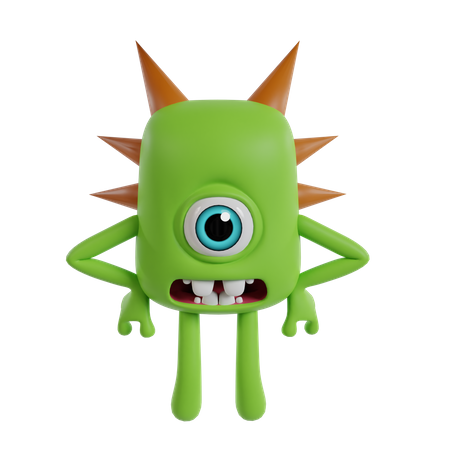 Monstre mignon  3D Icon