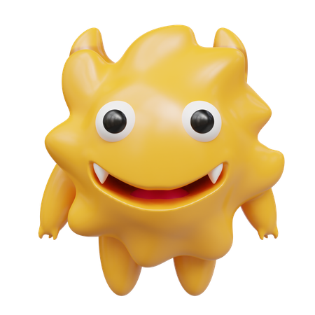 Monstre mignon  3D Icon