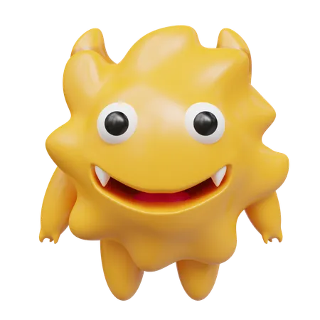 Monstro fofo  3D Icon