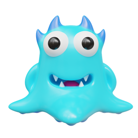 Monstro fofo  3D Icon