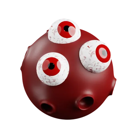 Lua monstro  3D Icon