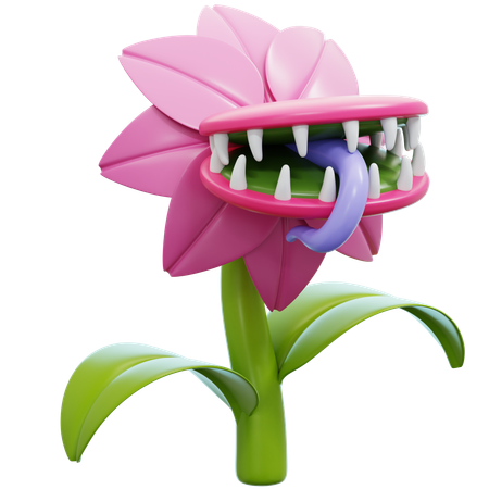 Monstro planta  3D Icon