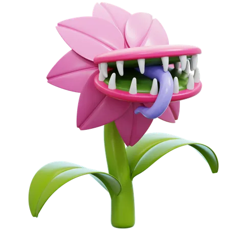 Monstro planta  3D Icon