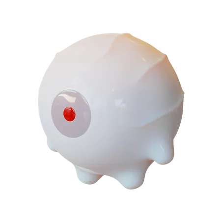 Monstruo ojo  3D Icon
