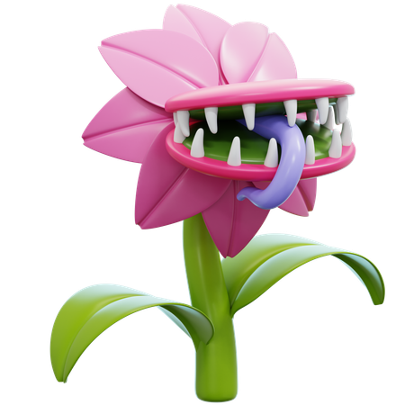 Monstruo vegetal  3D Icon