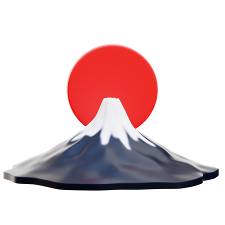 Mont Fuji  3D Icon