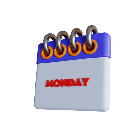 Montag  3D Icon