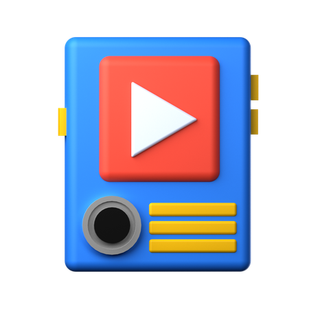 Montage vidéo  3D Icon