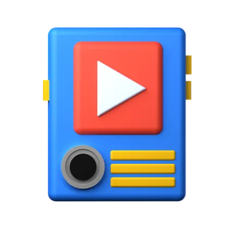 Montage vidéo  3D Icon