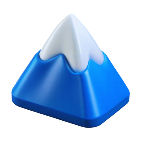 Montaña  3D Icon