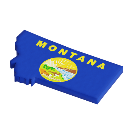 Montana  3D Icon