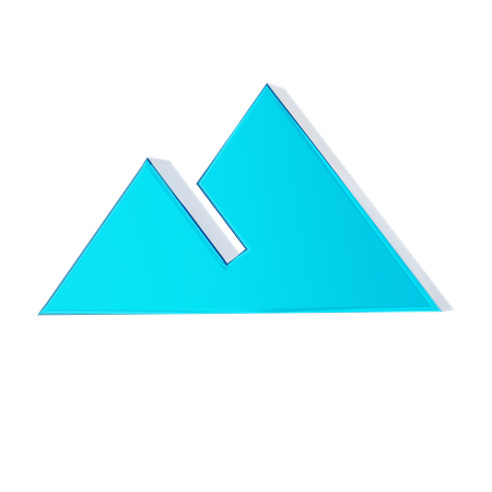 Montaña  3D Icon