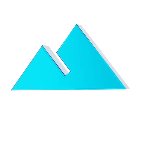 Montaña  3D Icon