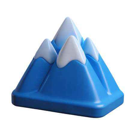 Montanha  3D Icon