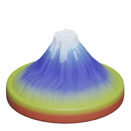 Montanha  3D Icon