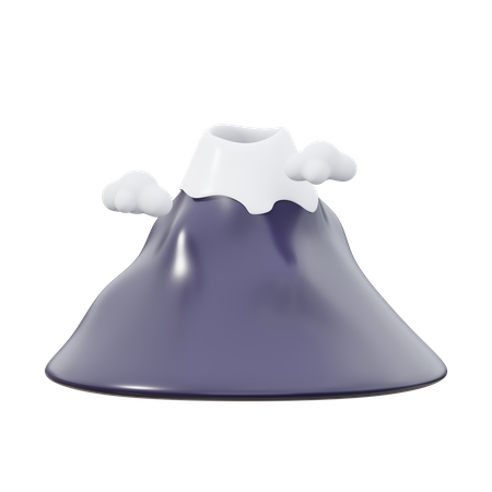 Montanha fuji  3D Icon