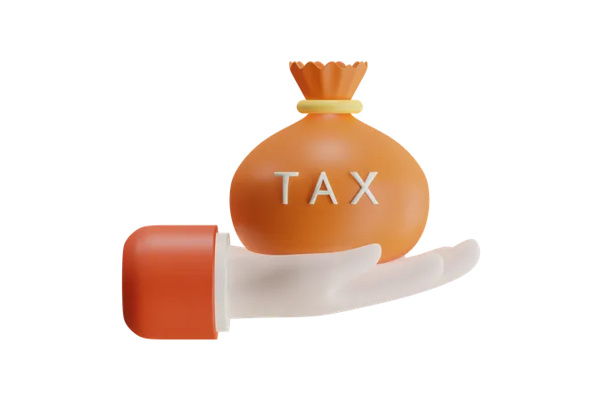 Montant de la taxe  3D Icon