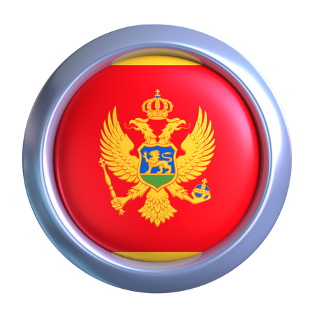 Montenegro Emblem  3D Icon