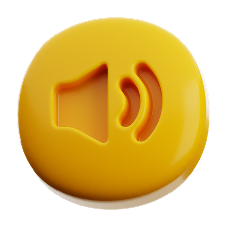 Monter le son  3D Icon