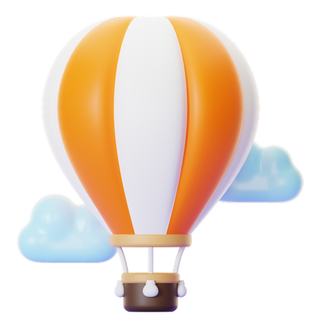 Montgolfière  3D Icon