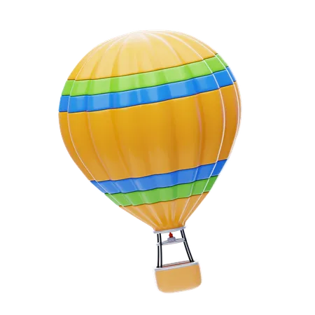 Montgolfière  3D Icon