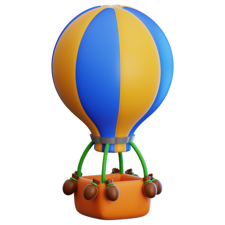 Montgolfière  3D Icon