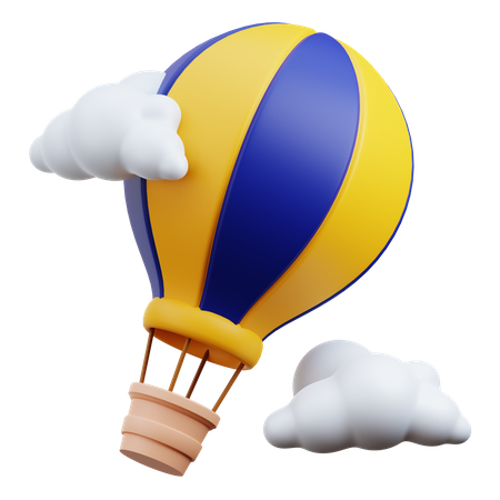Montgolfière  3D Icon