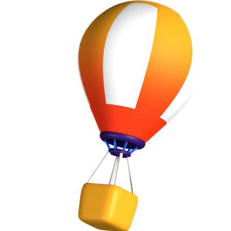 Montgolfière  3D Icon