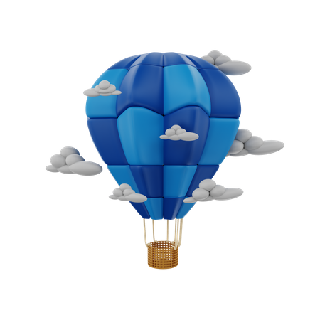 Montgolfière  3D Icon